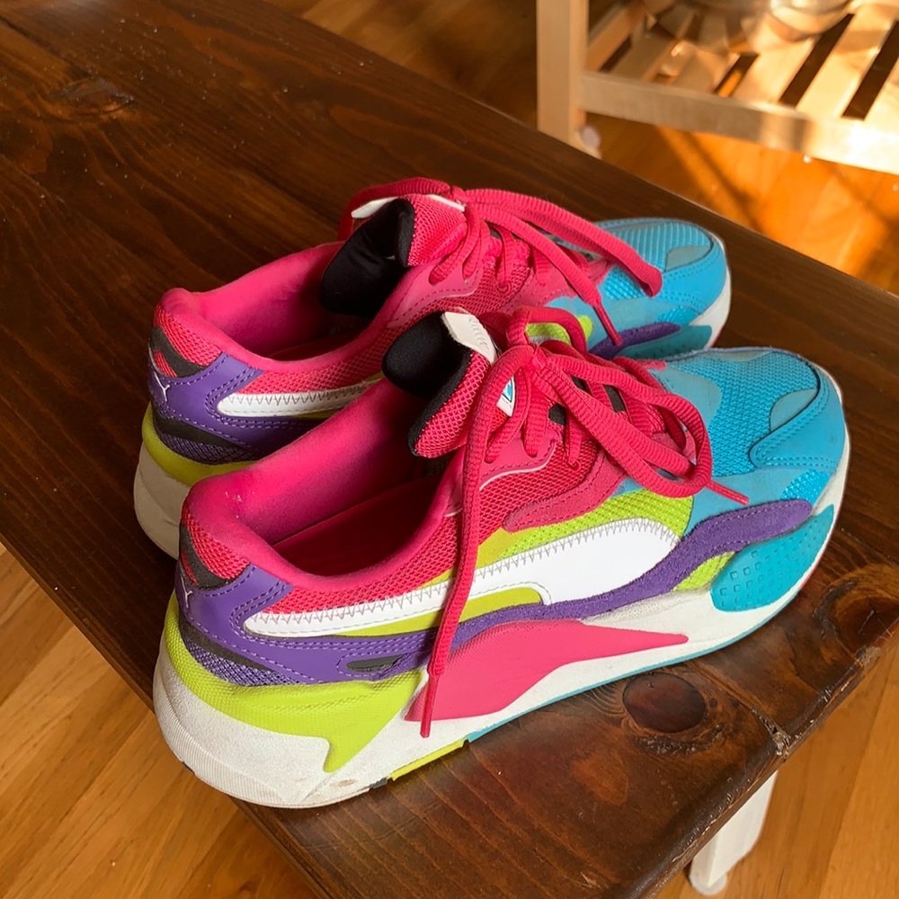 Neon Retro Puma RS-X3 Puzzle Casual Shoes Sneakers
